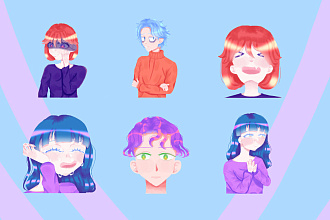 Нарисую стикеры