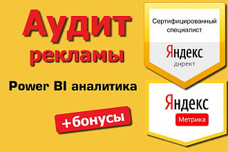 Аудит ЯндексДирект. Настройки, поиск ошибок, рекомендации. Плюс Бонусы