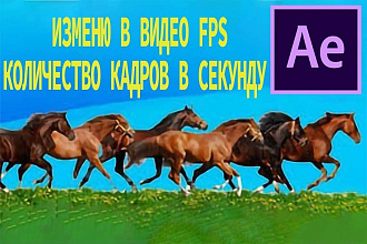 Изменю в видео fps количество кадров в секунду