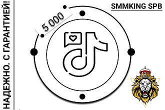 5 000 живых лайков без списаний в Tik Tok + бонус Гарантия пожизненно
