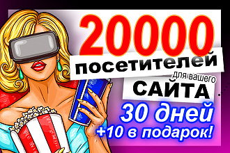 20000 уникальных переходов с крупной рекламной сети