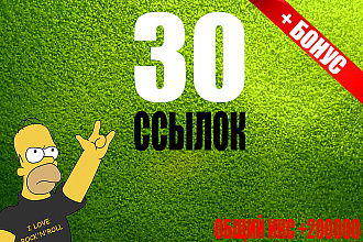 30 вечных ссылок с ИКС +200000 + бонус