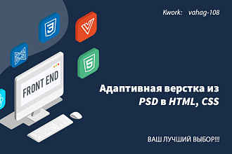 Недорого сверстаю сайт из PSD макетов