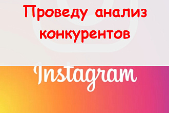 Проведу анализ конкурентов в Инстаграм - структурированный отчет