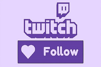 3000 фолловеров для Twitch.tv. Качественное продвижение аккаунта