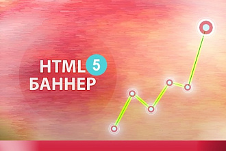 Креативный HTML5 баннер с анимацией