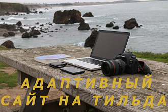 Создам адаптивный сайт на платформе Тильда