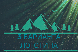 Логотип в 3 вариантах