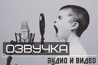 Диктор. Озвучка аудио и видео