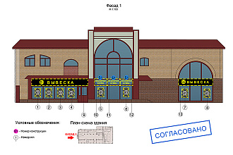 Дизайн проект наружной рекламы