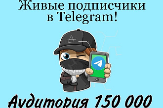 Живые подписчики в Telegram
