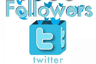 1000 подписчиков в Twitter, фолловеры без фильтров