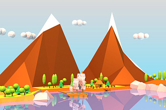 Создание 3D моделей в стилистике Low Poly