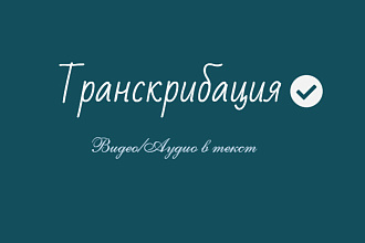 Видео в текст