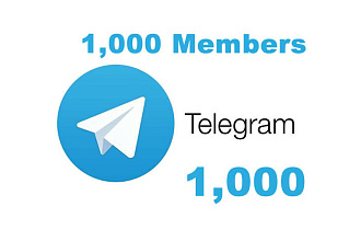 1000 русских подписчиков в Telegram