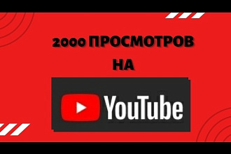 2000 просмотров на YouTube