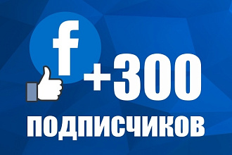 300 подписчиков на паблик в Фейсбук