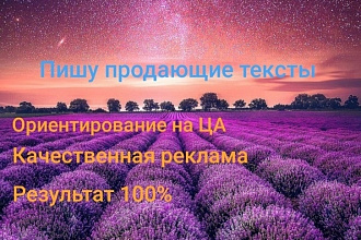 Пишу продающие тексты