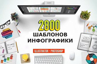 2800 шаблонов для создания инфографики