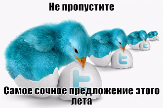 Нагоню 2000 подписчиков для вашего twitterа