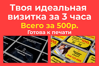 Стильная визитка