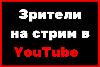 Зрители на стрим в YouTube