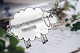 Отредактирую текст