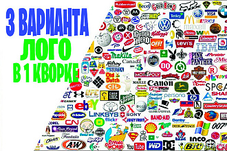 3 варианта логотипа