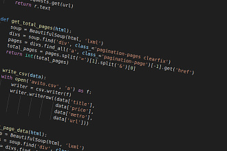 Разработаю парсер на Python