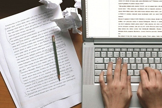 Перепечатка текста с PDF-скана, фотографии, рукопси