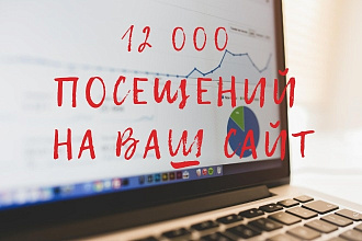 12000 посещений на сайт