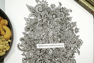 Рисую в cтиле Zen Art