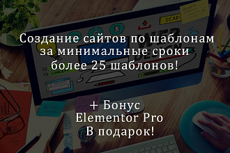 Быстрое создание сайтов по шаблонам на базе Wordpress