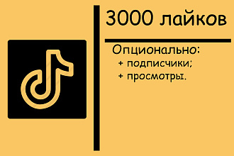 3000 лайков в TikTok