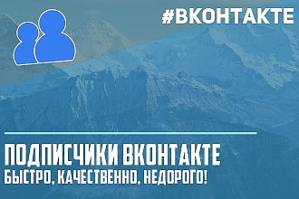 Добавлю 2000 друзей и подписчиков на ваш профиль ВК