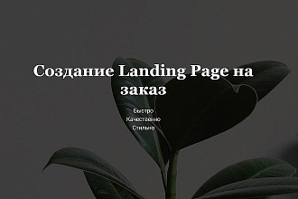 Создание Landing Page на заказ
