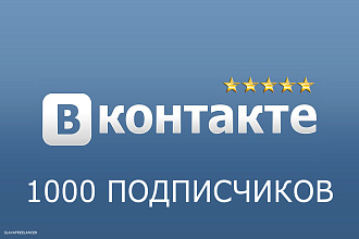 Вконтакте 1000 друзей или подписчиков в вашу группу - паблик вк