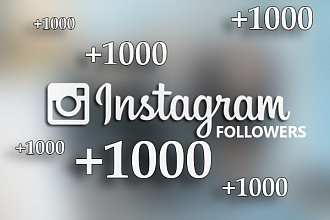 1000 качественных подписчиков в Instagram