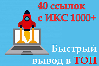 40 ссылок с ИКС 1000+