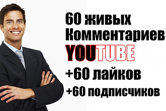 60 комментариев на вашем видео