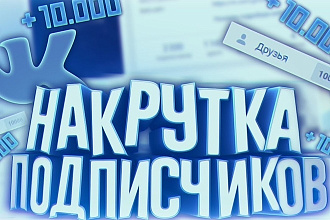Привлечение подписчиков 1000 вконтакте