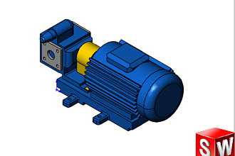 Создам техническую 3D модель в SolidWorks