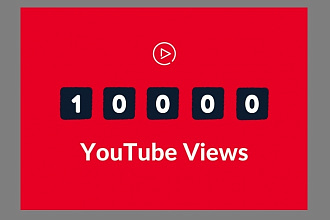 Организую 10000 просмотров на ваше видео в YouTube