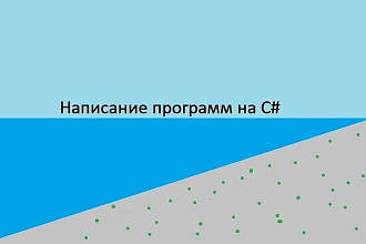Напишу программу для ПК на WinForms