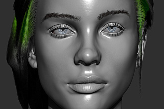 Создам 3d модель головы