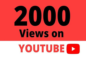 2000 качественных просмотров ютуб