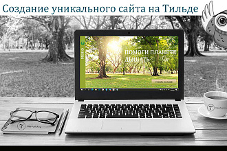 Сочный лендинг на конструкторе Тильда