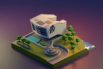 Создам lowpoly 3D модель