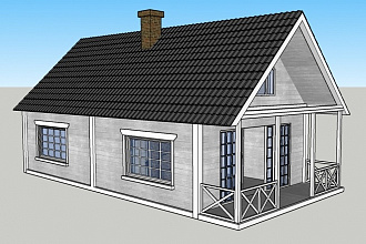 Визуализация чертежей в Sketchup