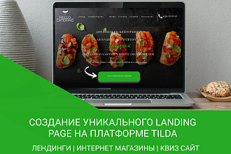 Создание уникального landing Page на платформе Tilda